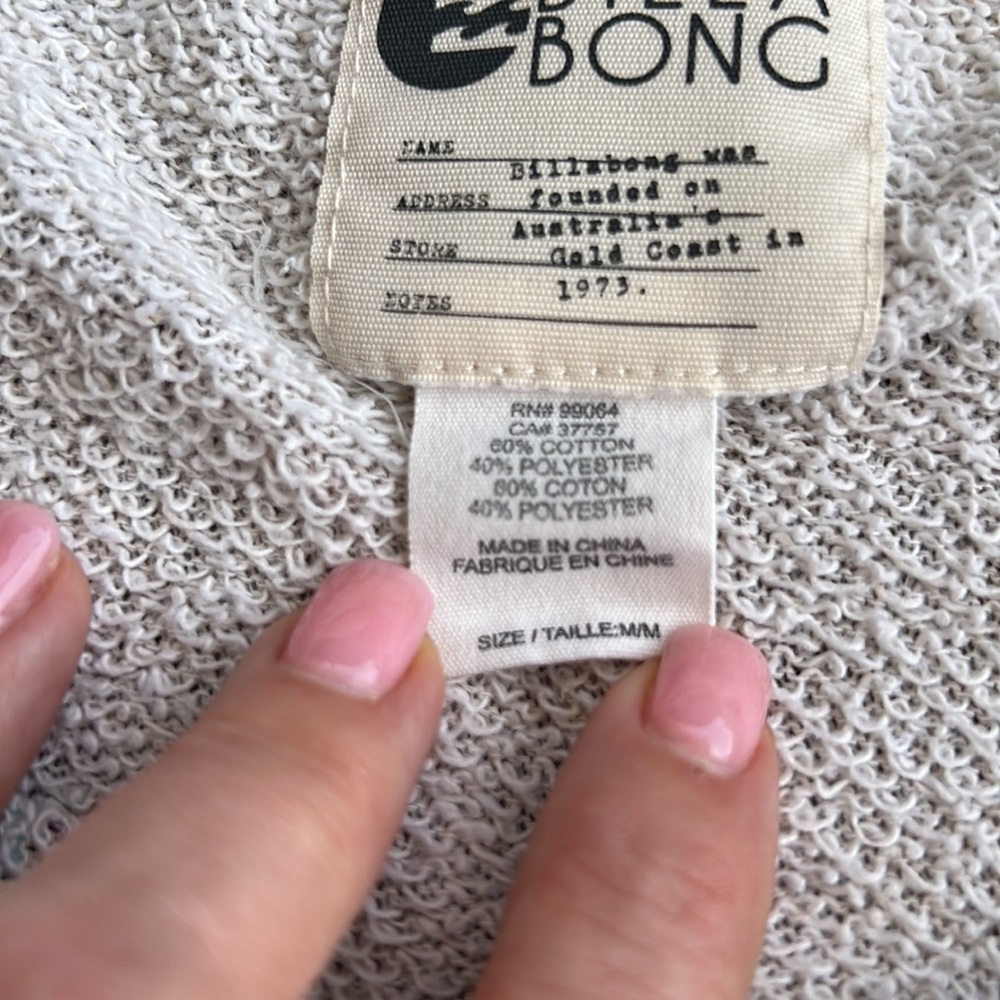 Billabong Zippered Hoodie - Picture 3 of 13